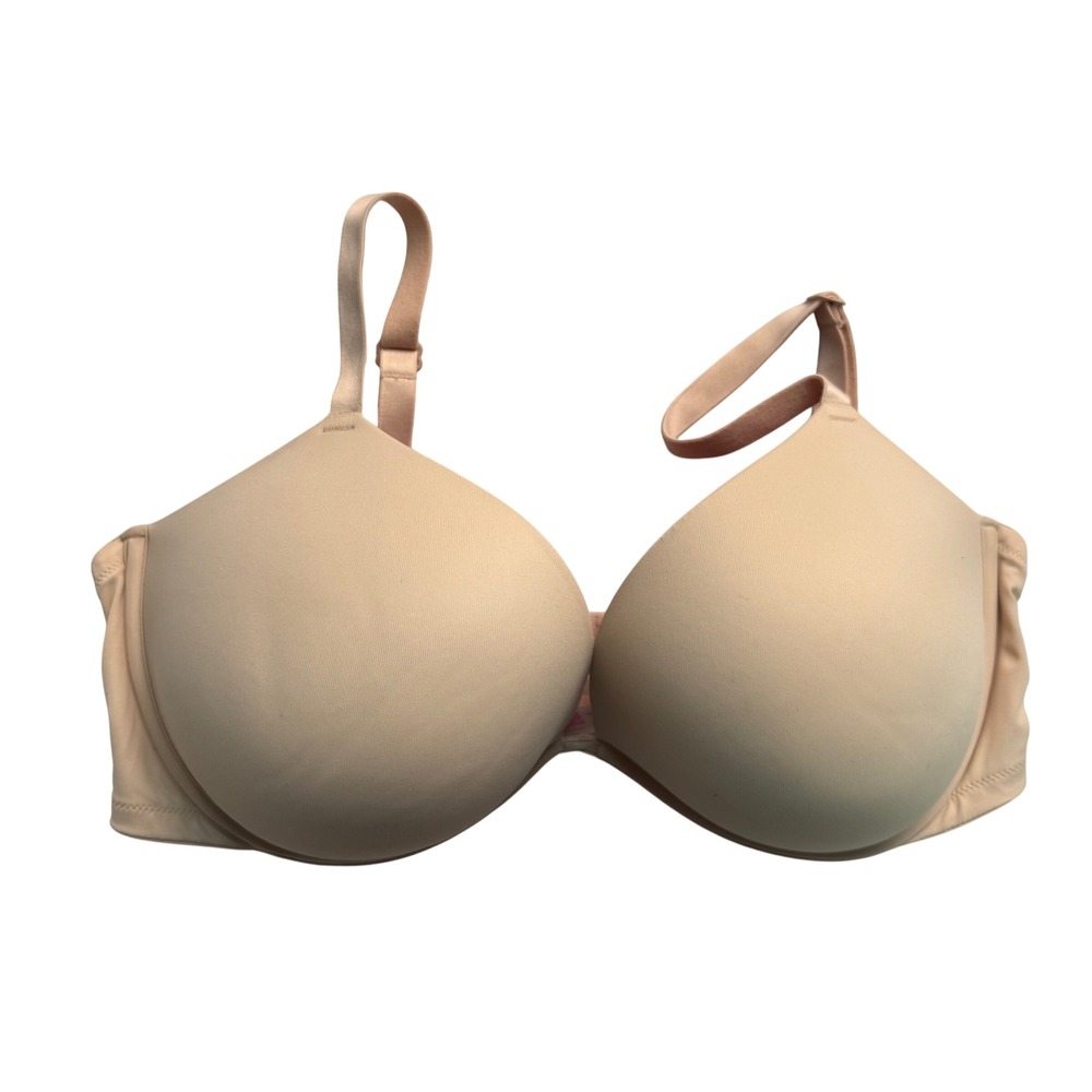 Victoria's Secret PINK Wear Everywhere Super Push Up Bra Nude Beige 40DD